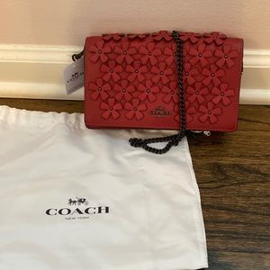 NWT: Coach fold over clutch